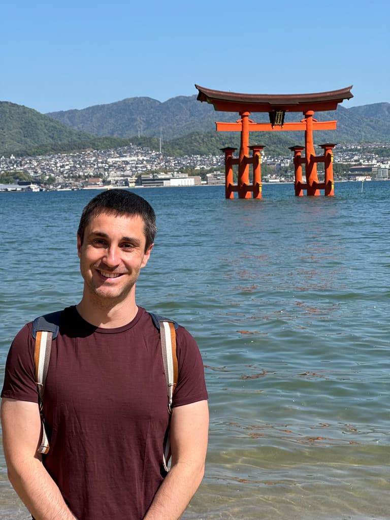 Chris à Miyajima