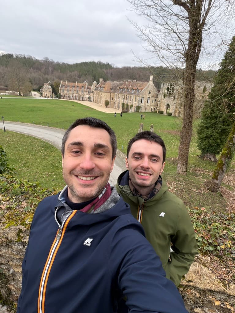 Selfie à l'abbaye